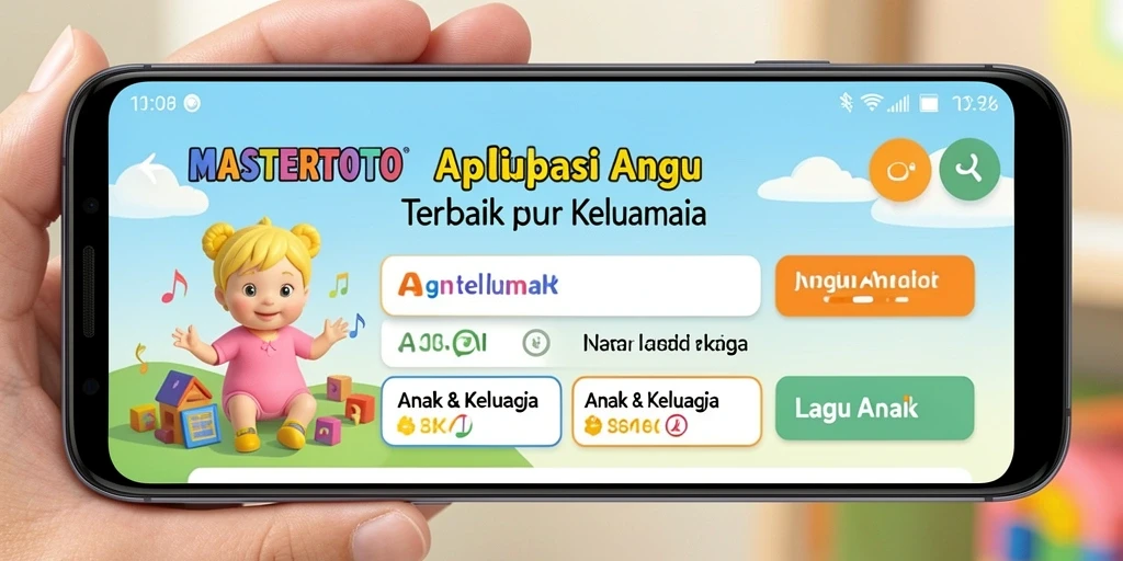 Tampilan antarmuka MASTERTOTO yang ramah anak.