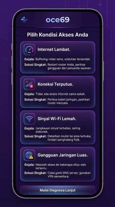 Tampilan link alternatif oce69